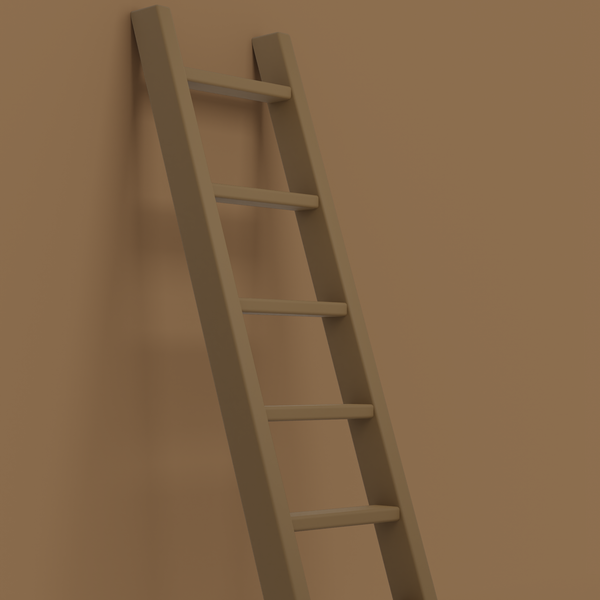 Escalera Aluminio Fierrito Subite 6 Escalones Reforzada Plegable