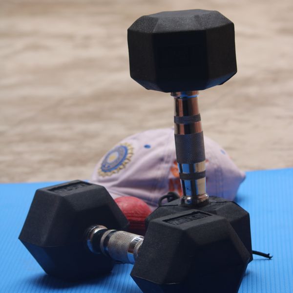 Mancuernas Ñandú Fierro 10kg Par Recubiertas Neoprene