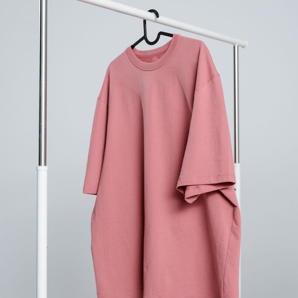 Remera Oversize Firulete Bostezo Algodón Peinado 24/1 Negra